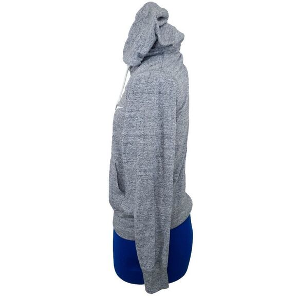 Nike "Just Do It" Grey Hooded Pullover long sleeve T-shirt - Picture 3 of 4